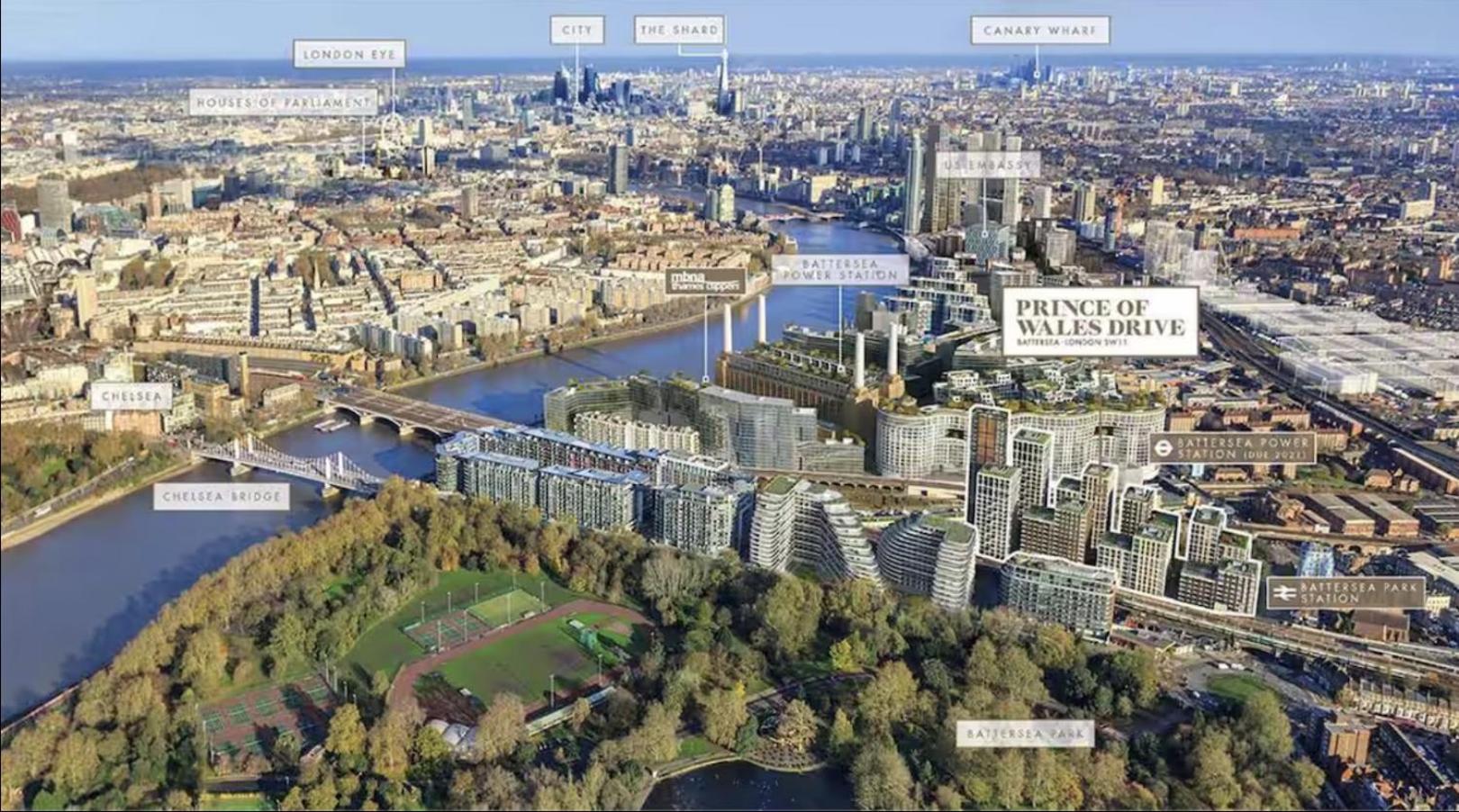 Appartamento Chelsea Battersea & Private Rooftop Terrace